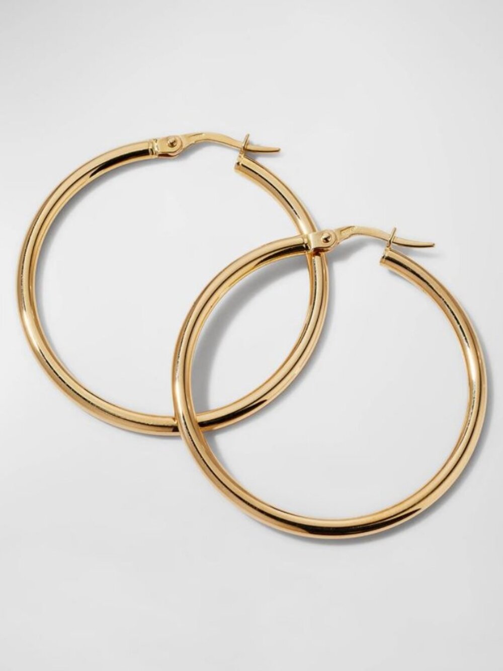 $2150 *ROBERTO COIN* THE PERFECT HOOP LARGE (45mm) 18KYG EARRINGS